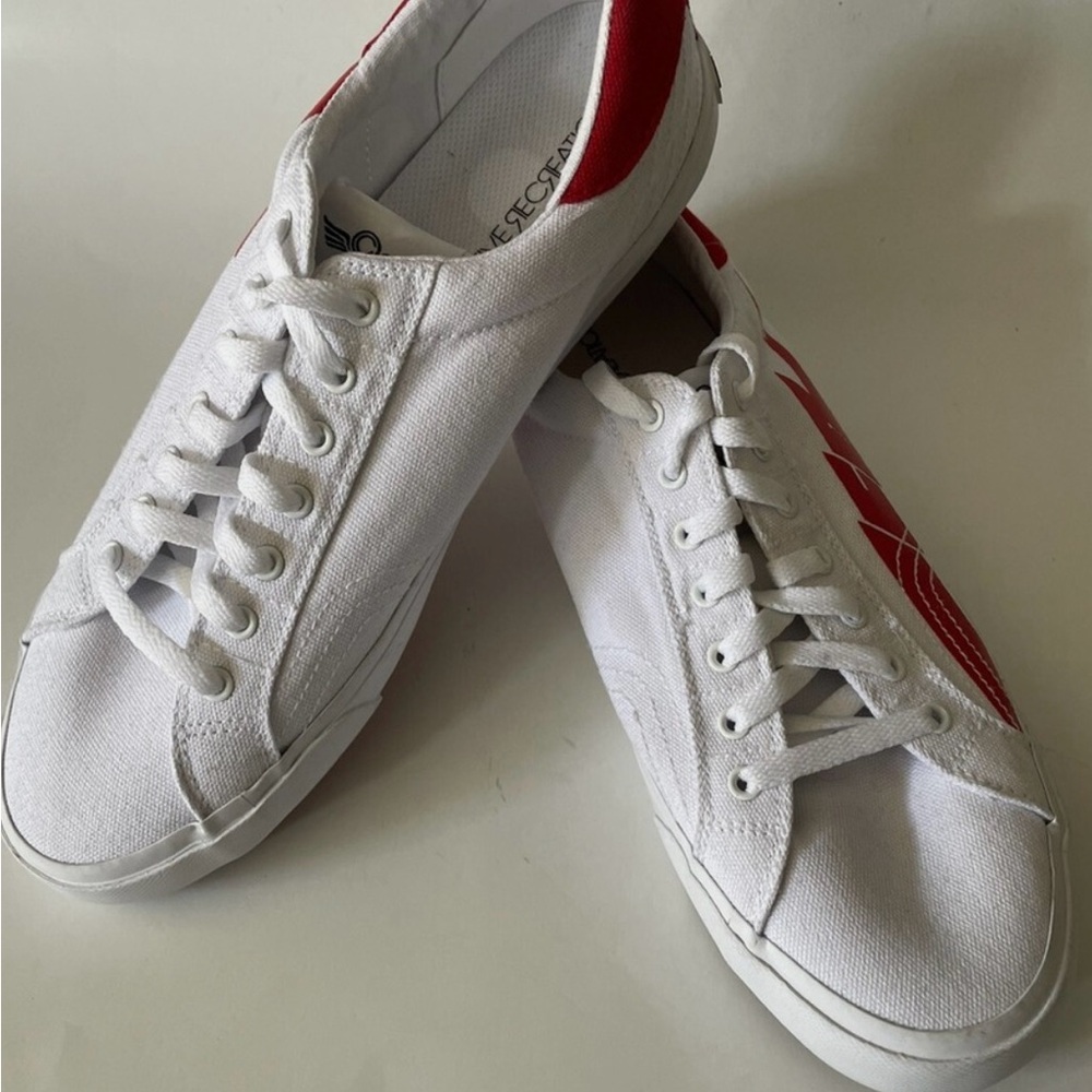 Creative Recreation Zeus Sneakers Men's Size 11 White Red Canvas Lace Up - Picture 3 of 10
